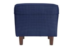 Collection Martha Fabric Footstool - Royal Blue